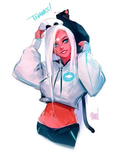 rossdraws:Nima’s Kickstarter just got funded