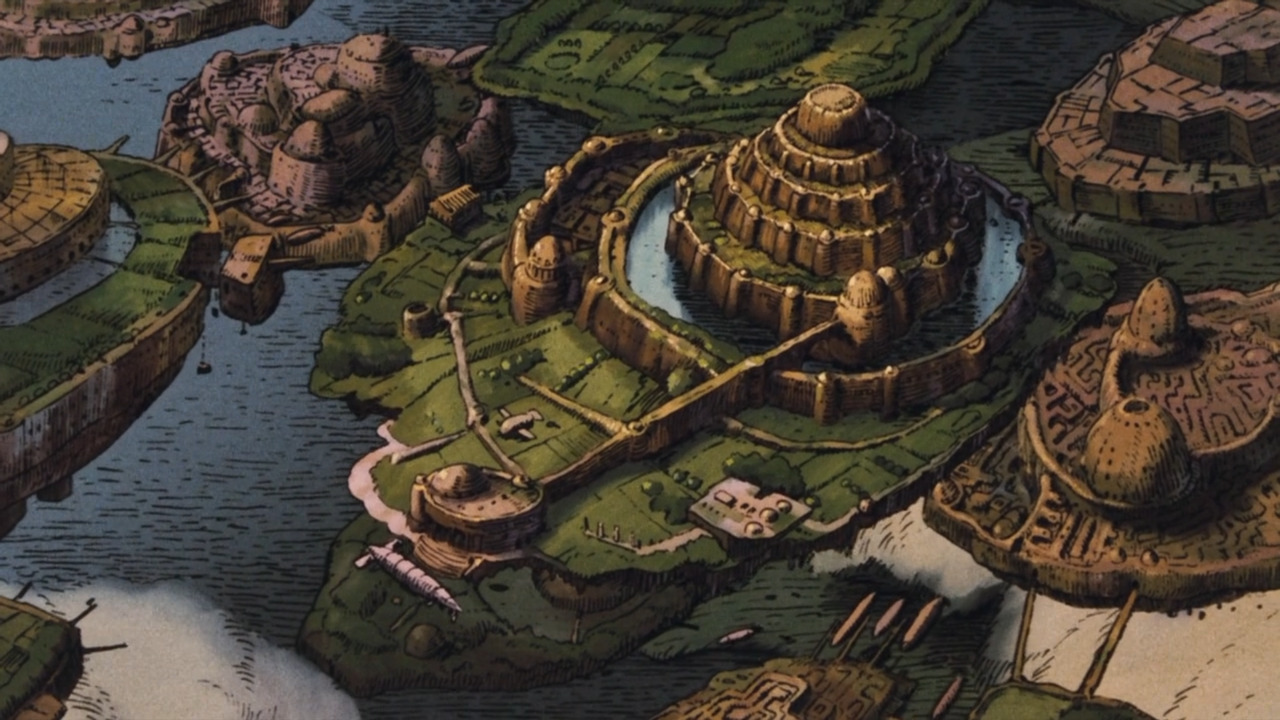 kenji-nakamura:  Studio Ghibli screen caps   Images from:  studioghiblibackgrounds.tumblr.com