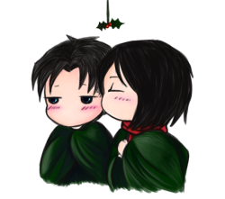  -Mika   Wanted to wish you a Merry Christmas (and Happy Levi Day)!  Very grateful to have you both in the fandom and as a friend.  You are a very intelligent and informative person while all the same being respectful, kind, and charming!  ^^  You