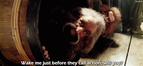dex5m:  The biggest part of your job on a movie is waiting. (The Hobbit BTS 28/?)