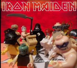 metalkenobi:  Lego Iron Maiden album covers. 