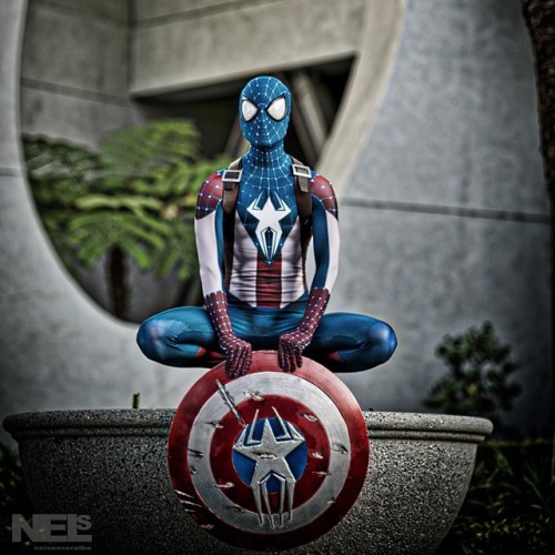 air-collector:fakejackhemmings:fangirlx:Spider AmericaCaptain ManCAPTAIN MAN