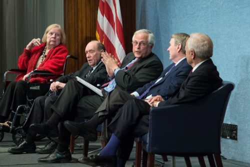 SPExS students, faculty & staff attended “Where Were You When Kennedy Was Shot” a panel moderated by SPExS Professor Gil Klein at the National Press Club.
Journalists Bob Schieffer, Jim Lehrer, Marianne Means & Sid Davis shared their experiences as...