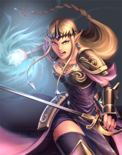 saehral:  Zeldaaaaaa &lt;3 (My favorite in Hyrule Warriors. Someday we’ll beat you, Majora’s Map…SOMEDAY!)   &lt;3