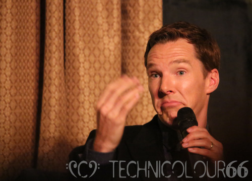 technicolour66: Cumberfaces.More from Ben’s panel on Saturday at Sherlocked.I took WAY too man