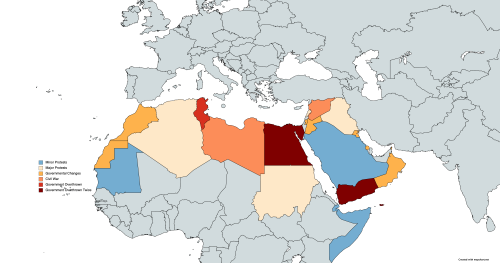 mapsontheweb: Results of Arab Spring. Keep reading