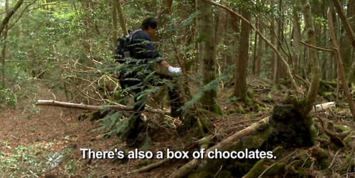 reclusify:  radock: teenlifewasnotthebomb: From Vice’s mini documentary on the Suicide Forest in Japan x im not joking when i say this is literally the only vice documentary worth watching, everything else on vice infuriates me to no end but this is