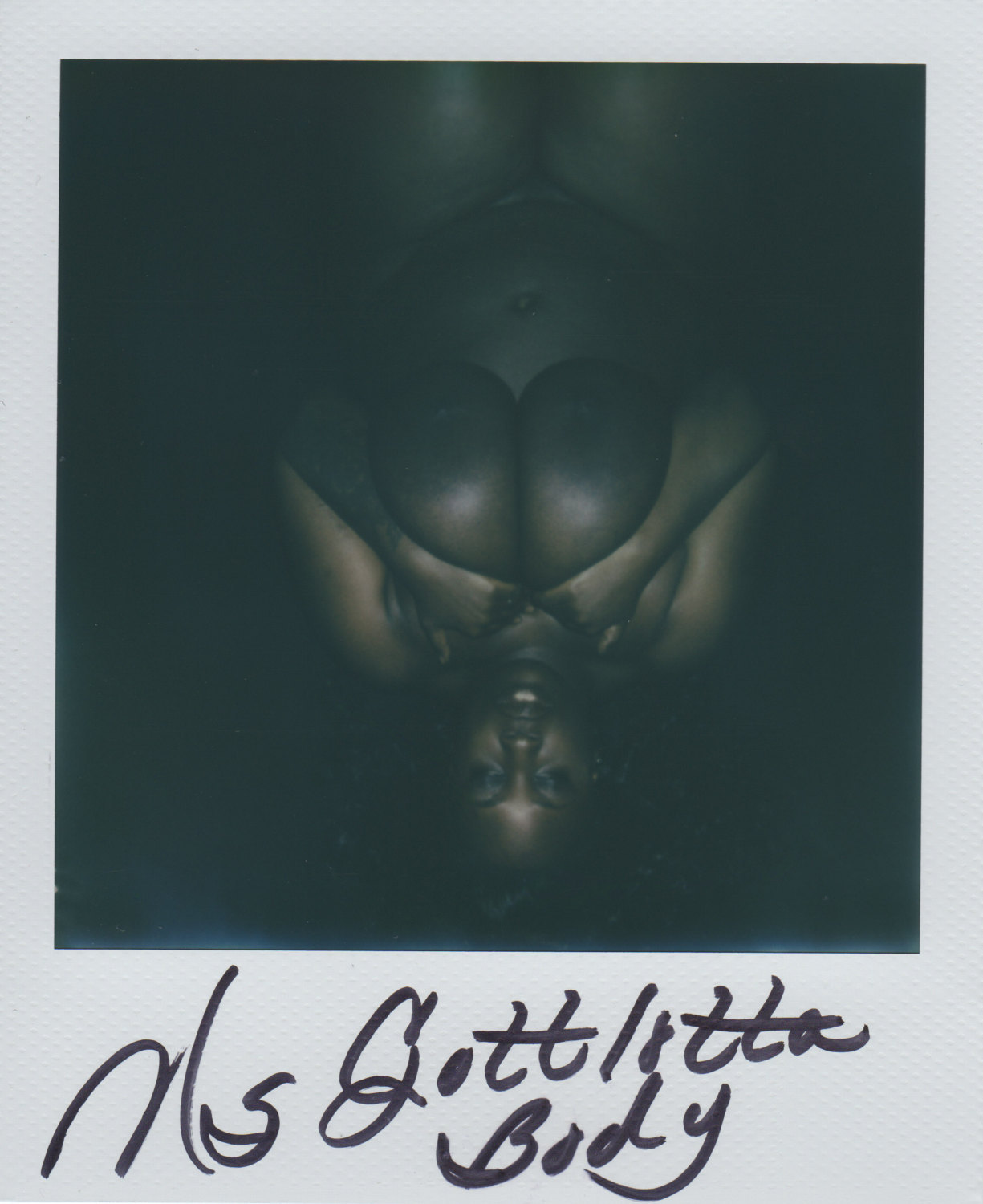 MsGottaLottaBody - Original Autographed Polaroid #1 - Fine Art Nude â€“Tumblr