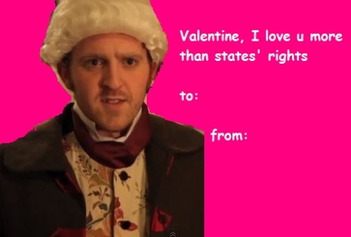 myreticentvale:  so i made some presidential valentines……   bringing this back be