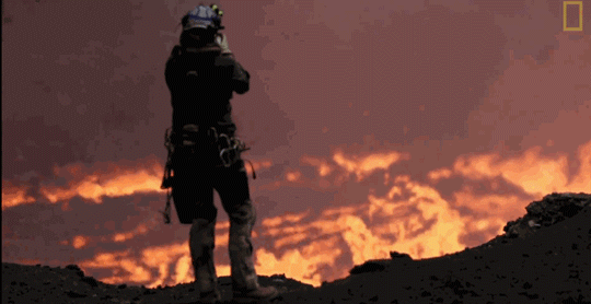 micdotcom:  Watch: These scientists flew a drone into an active volcano — and the