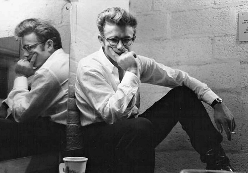 wehadfacesthen:  James Dean, New York, 1954 