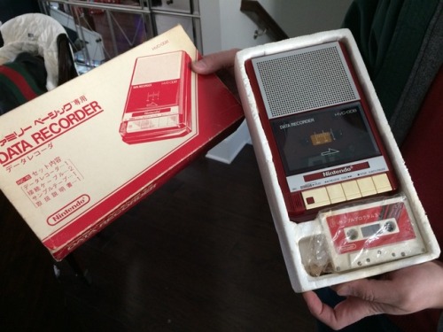 A guest appearance from some other closet - this Famicom Family Basic Data Recorder is a new additio