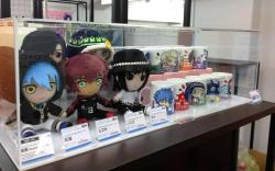 tokio-fujita:  New plushies displayed in Nitro+CHiRAL shop. (Display only. Not for sale until September.) Aoba in Morphine hoodie plushie is exclusive to Nitro+ shop limited edition of DRAMAtical Murder re:code PSVita game. Nitro+ isn’t planning on