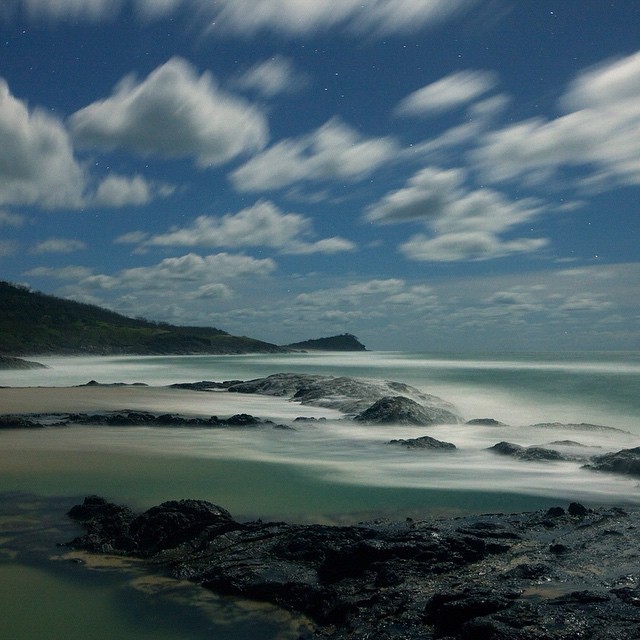coffeentrees:  Moonlight, Fraser Island, Australia. Today on luminous-landscape.com