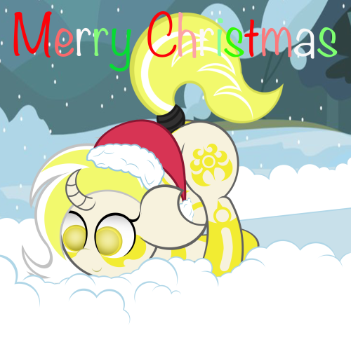 ask-shaula:  //MERRY CHRISTMAS FROM MOD AND SHAULA PONE!!!    You too, cutiepatoot~! c: