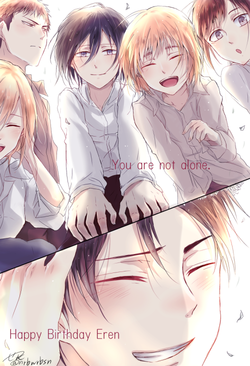 rivialle-heichou:  也火@ついった/ エレン誕カウントダウン！ With permission to repost, do not reprint without proper permission [please do not remove source]