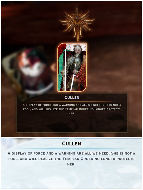 War Table Missions —> Orlais —> Grand Cleric Iona (Mission)Prerequisites: Complete The Chantry