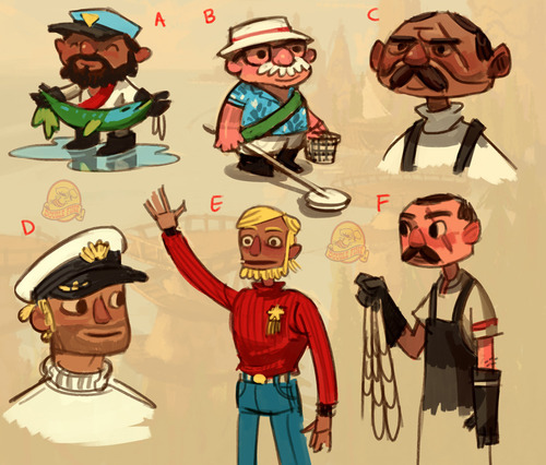 wannabeanimator:  Broken Age (2014) | character design (x)   I seriously need more.