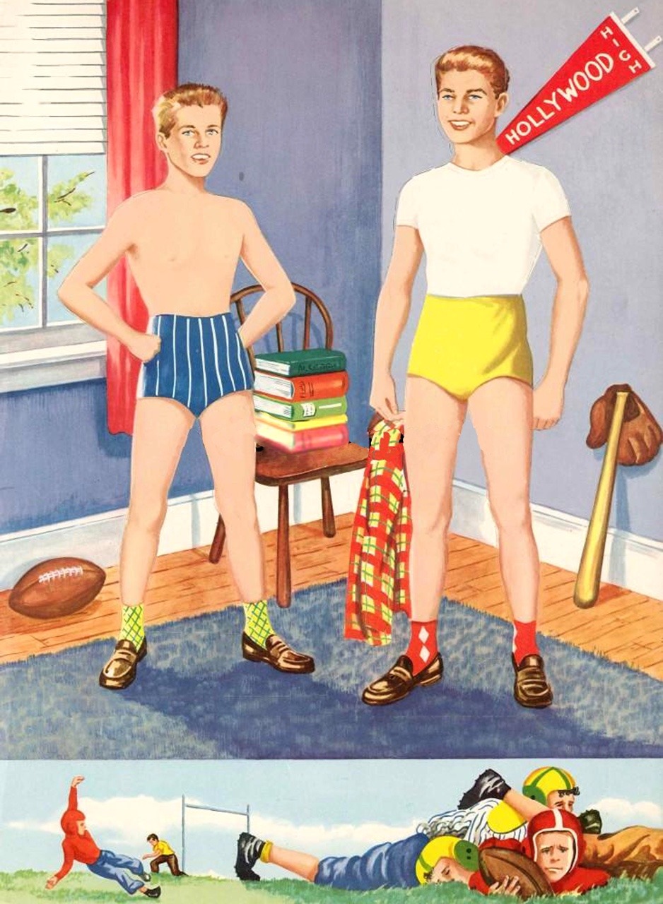fashioninpaper:  Ozzie &amp; Harriet Paper Dolls part 2 - David &amp; Ricky