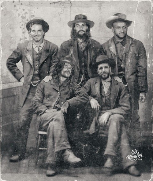 The gang down under ··· #JasonMomoa #PrideOfGypsies #Vintage #OldWest #Portrait