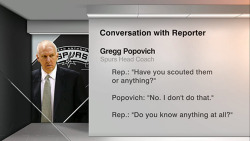 hoops-loop:  Gregg Popovich has done it again! I swear, everything that comes out of his mouth is gold. 