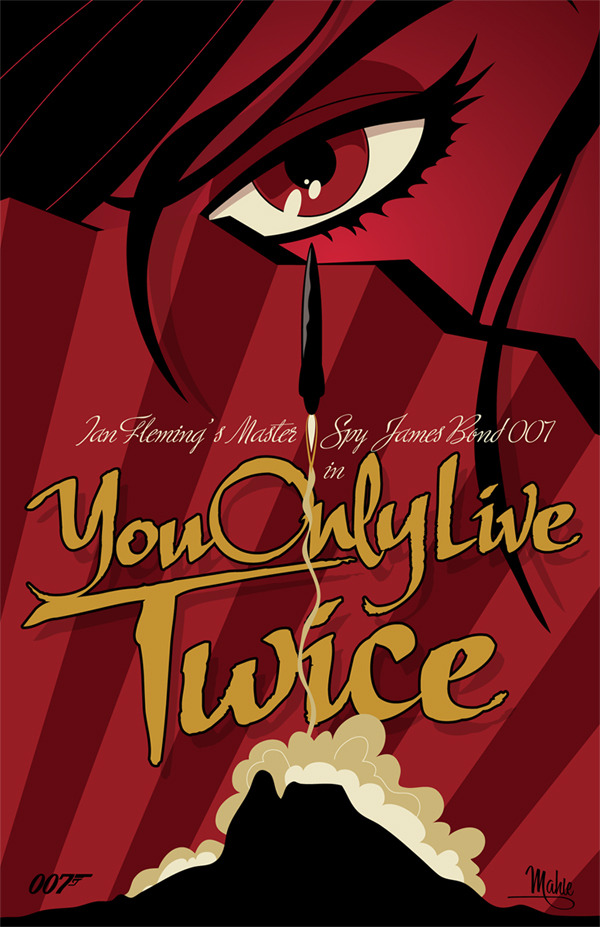 scottpatrick:  (via James Bond posters by Mike Mahle | From up North) 
