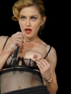 one-tit-out:  realbombazza:  Madonna   One-Tit-Out