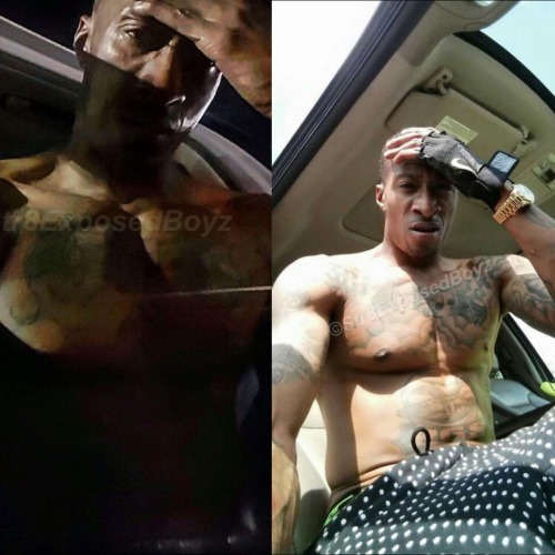 str8exposedboyz:  This here is Mr. S… His body and dick would make lose my job trying to fuck him all day and night! Our theme song would be Kissing on my tattoos! I baited him on badoo!Http://www.str8exposedboyz.tumblr.com