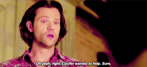 samwinchesterappreciation:Lucifer wanted to help fight Michael.