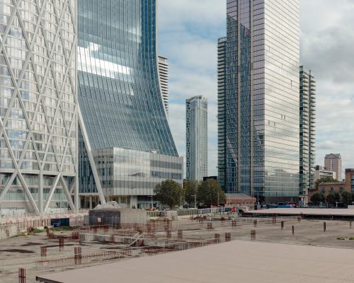 Canary Wharf. Photo November 2020 by Alexander Ingram for the New York Times, from this article. 