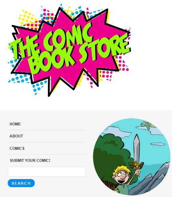 Hi everyone! I just got featured on http://thecomicbookstore.tumblr.com/ - a totally awesome site with lots of great comics! Check it out!