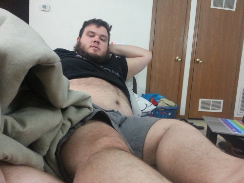 thebeardedmystery:  silverrobot:  For Bloodycowards  I just want a harem of boys to rub my tummy rn