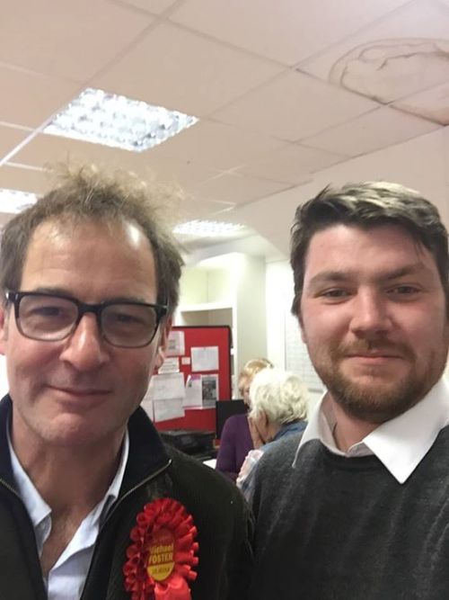 As rare as hen’s teeth: a current photo of Jeremy Northam!
This was posted today (10 March 2015) on the Facebook timeline of Adam Joseph Crickett, a Labour Party Organizer, with the caption “Me with Jeremy Northam from the Tudors.”
Jeremy was...