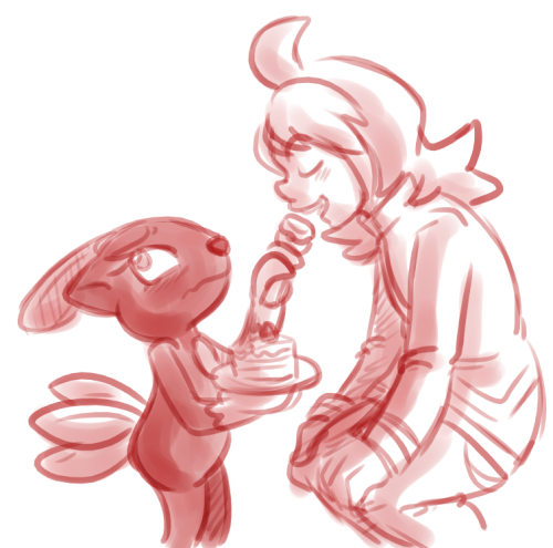 commissions for cake! need to try to sleep early today, will work on the rest of my queue tomorrow