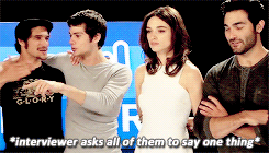 richietozsier:  Dylan and Tyler losing themselves in their magic o’brosey world during an interview.