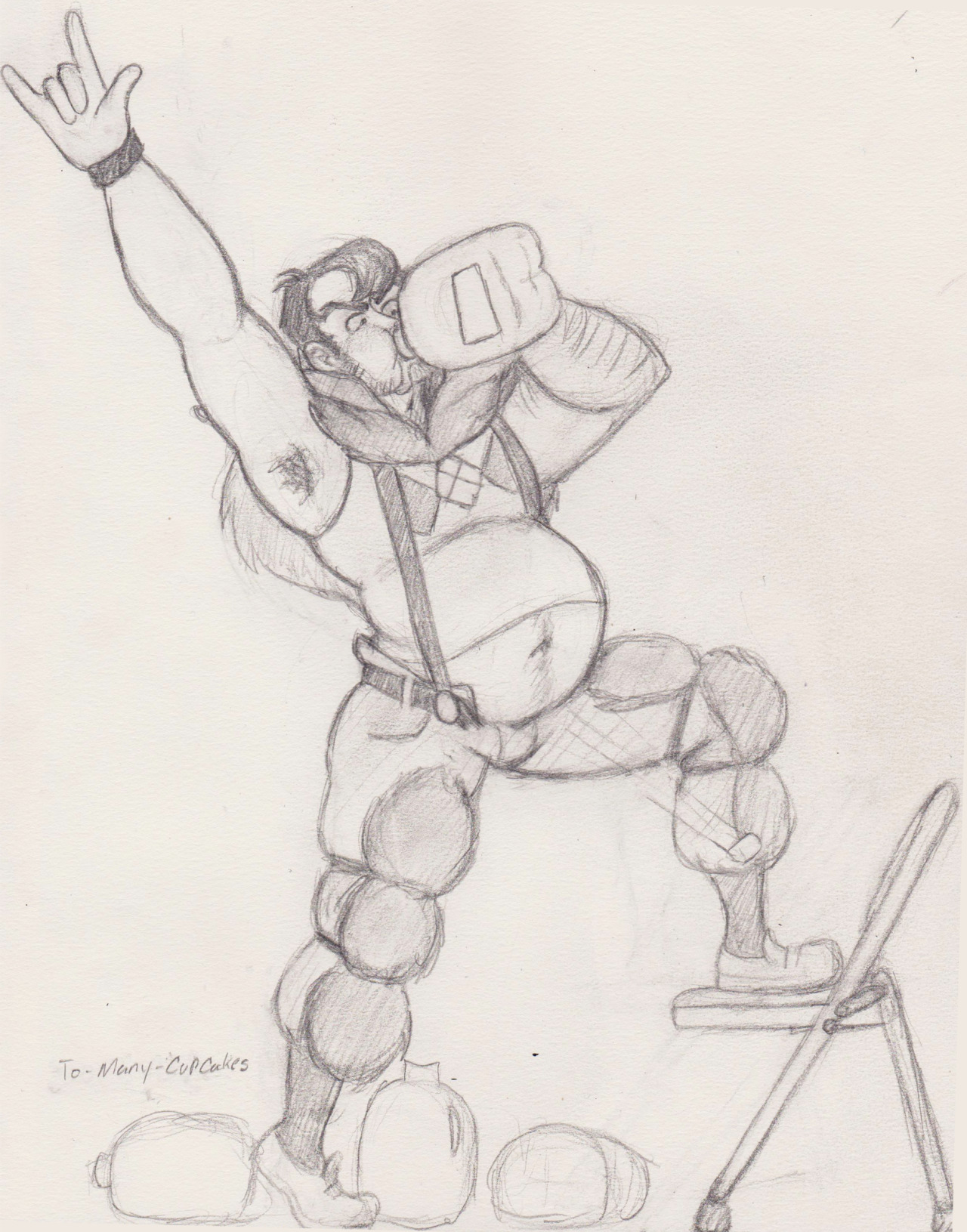 to-many-cupcakes:  I just really like Beowulf guystook a break from commissions to