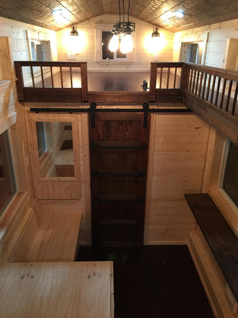 dreamhousetogo:  Custom built tiny house for sale  Damn this is nice as fuck
