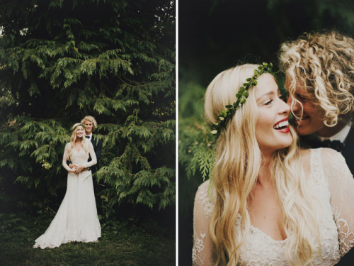 Everything about this wedding is just so beautiful and chic yet relaxed and inviting. Photographed b