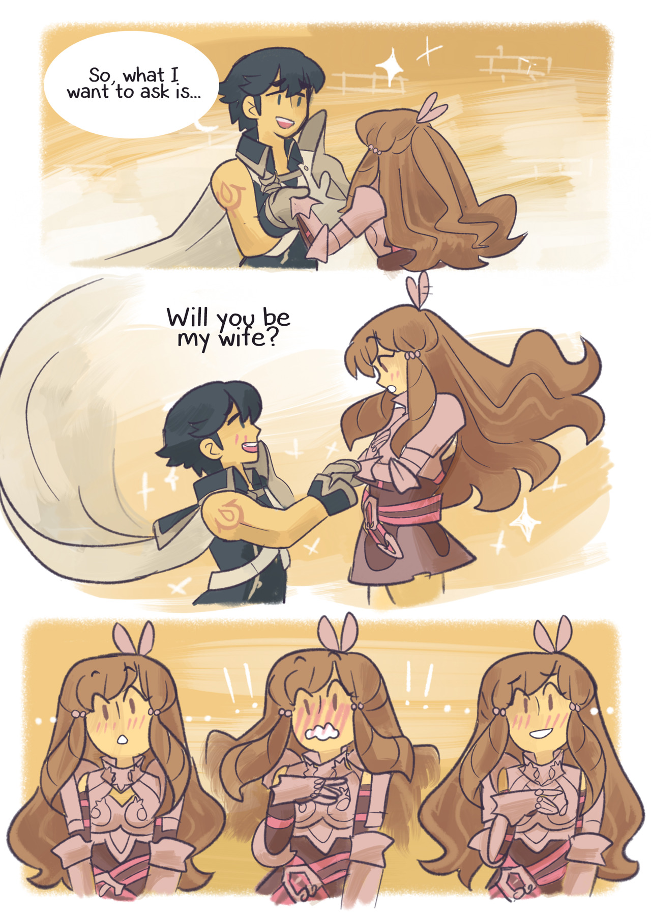 forsetiswind:  i’ve been working on this Chrom/Sumia commission for @crispytp​