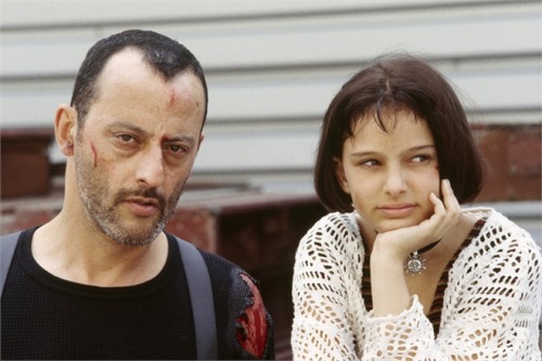 Porn Jean Reno and Natalie Portman on the set photos