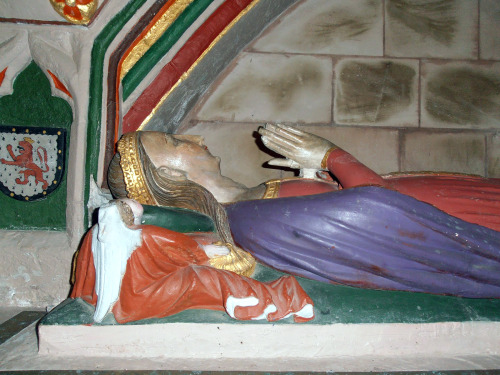 Painted effigy of Elizabeth Elizabeth Plantagenet of Lancaster, Duchess of Exeter (1363-1426)