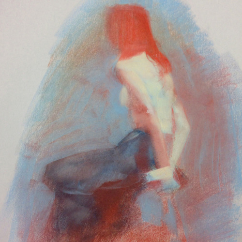 Some more recent figure studies in nupastel, charcoal, and oil  I&rsquo;m learning more about effect