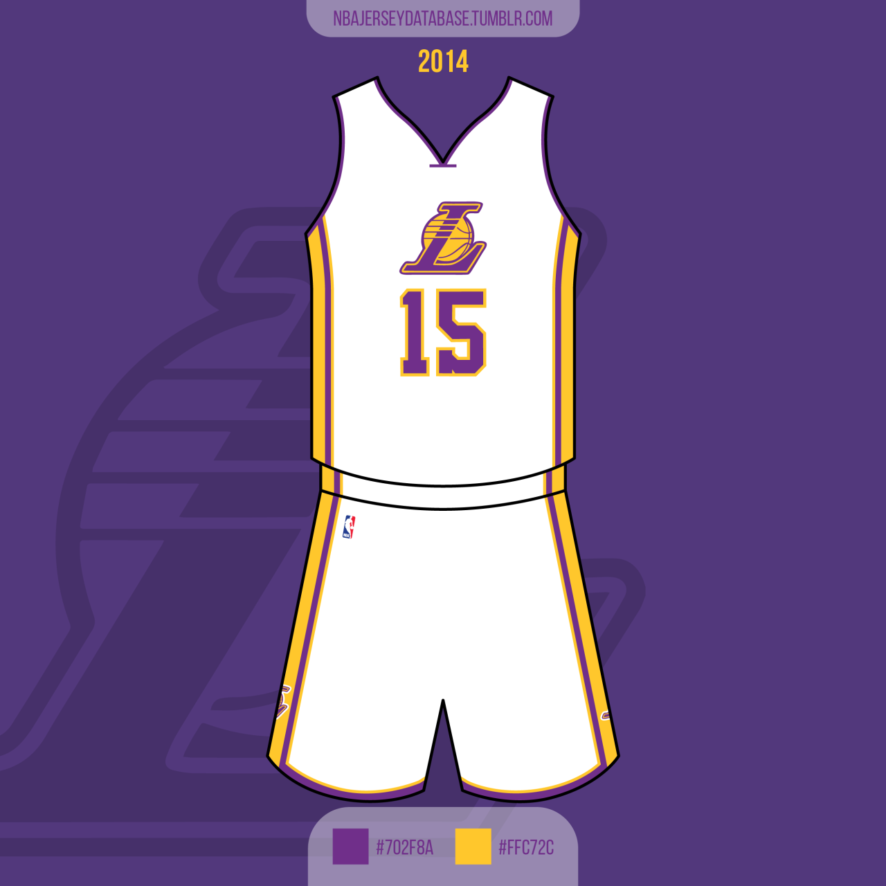 Los Angeles Lakers Nickname Christmas Jersey 2014 | NBA Jersey Database