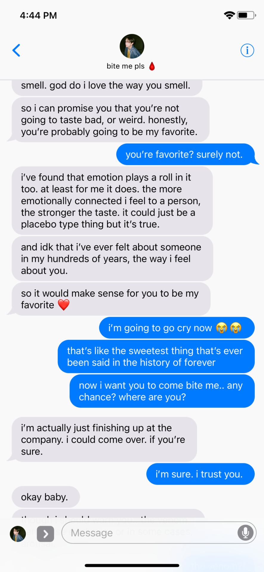 Random Texts With Vampire Chan