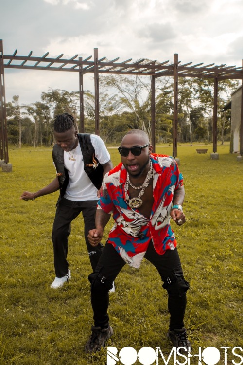 When #Stonebwoy and #Davido connect on the set of their “ACTIVATE” Music Video Shoo