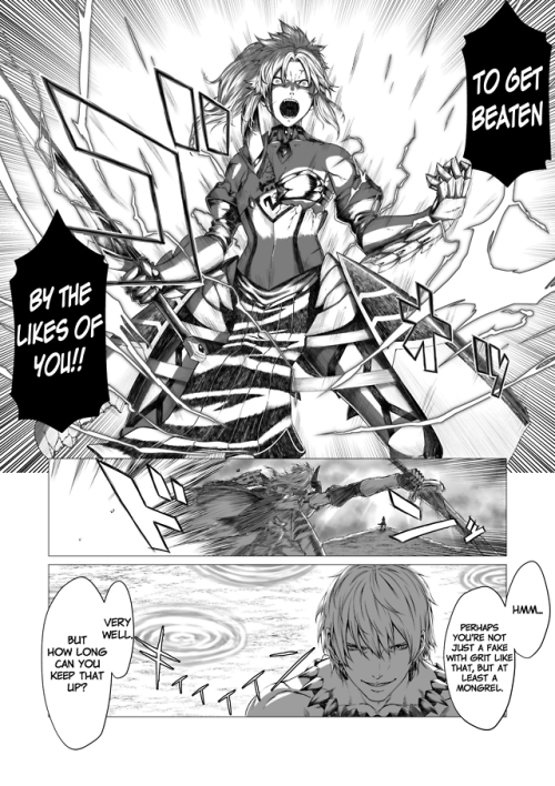 The Knight vs The King - Mordred vs Gilgamesh Part 1SourceTL: Frostbit3TS: me