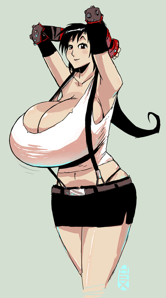 Tifa Lockheart loved all the attention she got from her huge boobs, so she got them