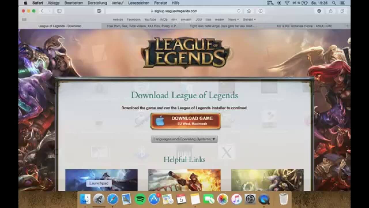 league of legends mac os mojave