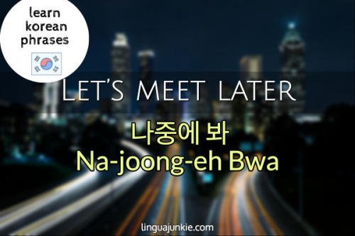 linguajunkie: (via Korean Phrases: Learn 10 Ways to Say Bye in Korean) 