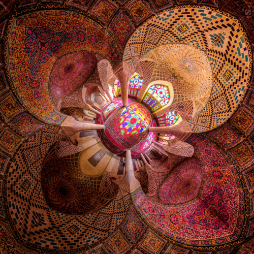 nubbsgalore:photos by mohammad reza domiri ganji in iran of: (1,7) the nasir al mulk mosque, or pink